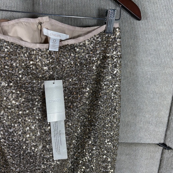 NWT Chico's Sequined Skirt - Picture 7 of 7